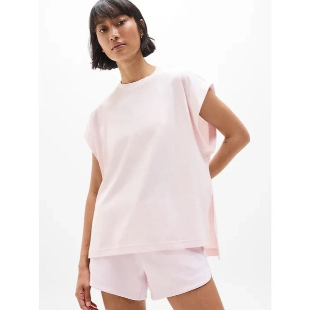 Athleta Light Pink Muscle Tee